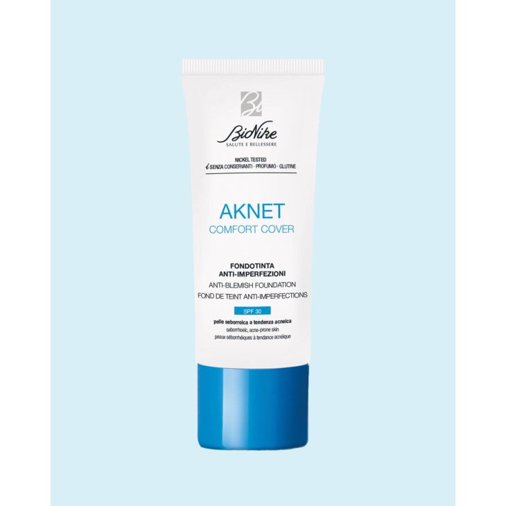 Bionike Aknet Comfort Cover 101 Ivoire Fondotinta Anti-Imperfezioni Spf 30