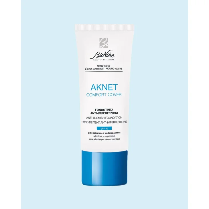Bionike Aknet Comfort Cover 101 Ivoire Fondotinta Anti-Imperfezioni Spf 30