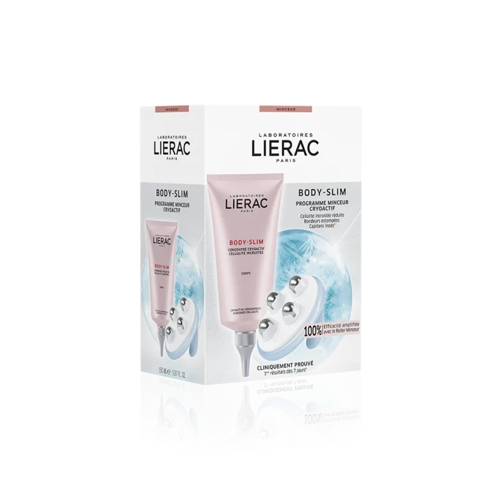 Lierac Body Slim Concentrato Crioattivo Cellulite Resistente 150 ml + Massaggiatore