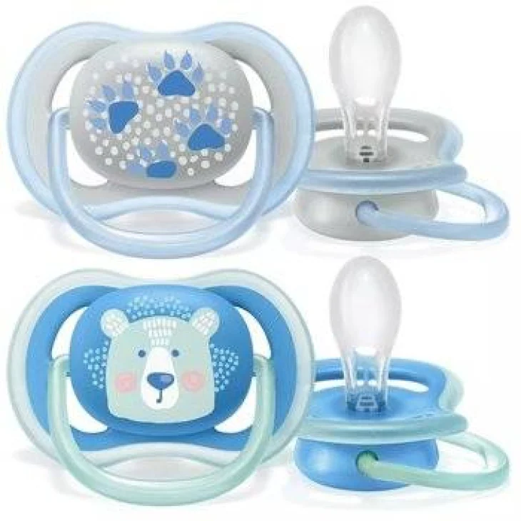 Philips Avent Ultra Air Succhietto Zampe/Orso 6-18 Mesi Silicone 2 pezzi