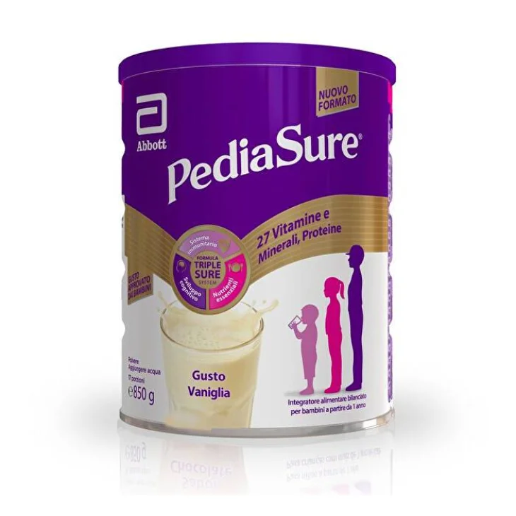Pediasure Rinforza Crescita e Sviluppo del Bambino Vaniglia 850 g
