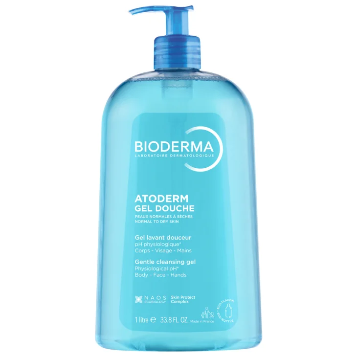 Bioderma Atoderm Gel Doccia per Tutti i Tipi di Pelle 1 Litro
