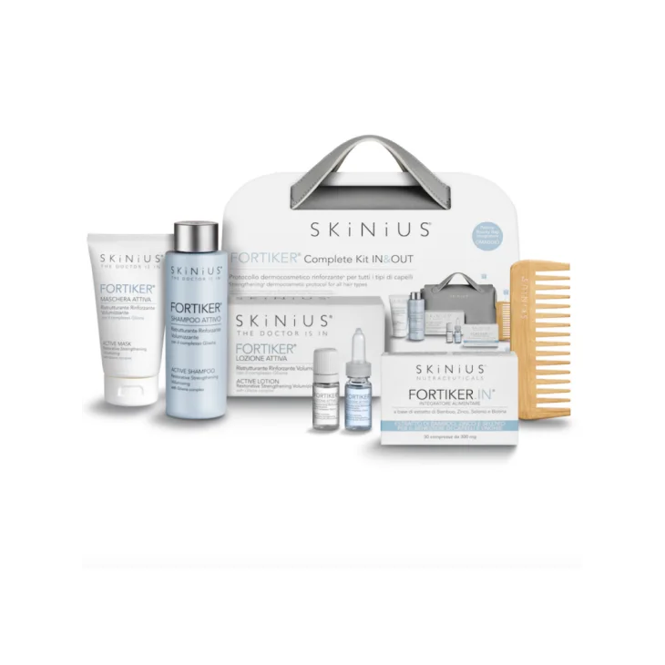 Skinius Fortiker Complete Kit IN&OUT Protocollo Rinforzante Capelli