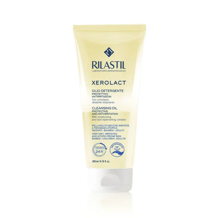 Rilastil Xerolact Olio Detergente Protettivo Anti Irritazioni Corpo 200 ml