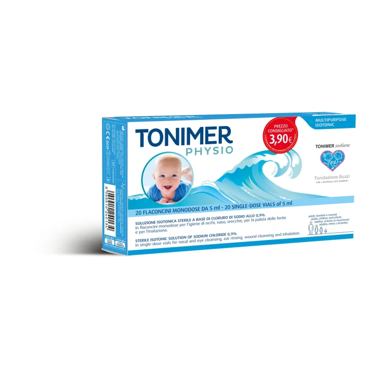 Tonimer Physio Isotonic Flaconcini Monodose 20 x 5 ml
