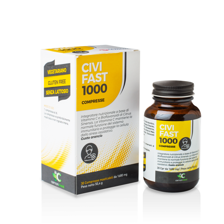 Cemonmed Civifast 1000 Vitamina C 30 Compresse Masticabili