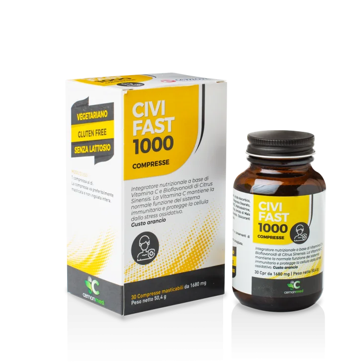 Cemonmed Civifast 1000 Vitamina C 30 Compresse Masticabili