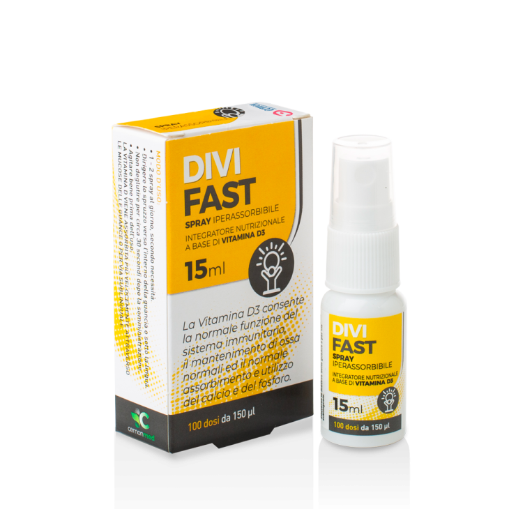 Cemonmed Divifast Spray Integratore Vitamina D 15 ml