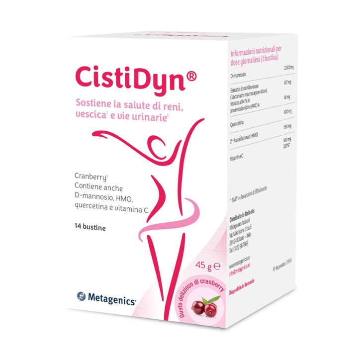 Metagenics Cistidyn Integratore Vie Urinarie 14 Bustine