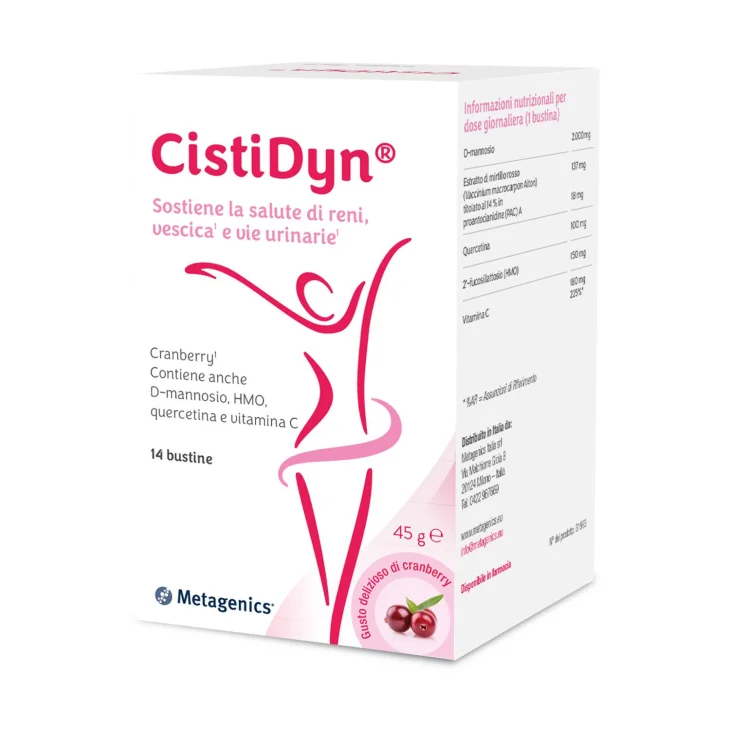 Metagenics Cistidyn Integratore Vie Urinarie 14 Bustine