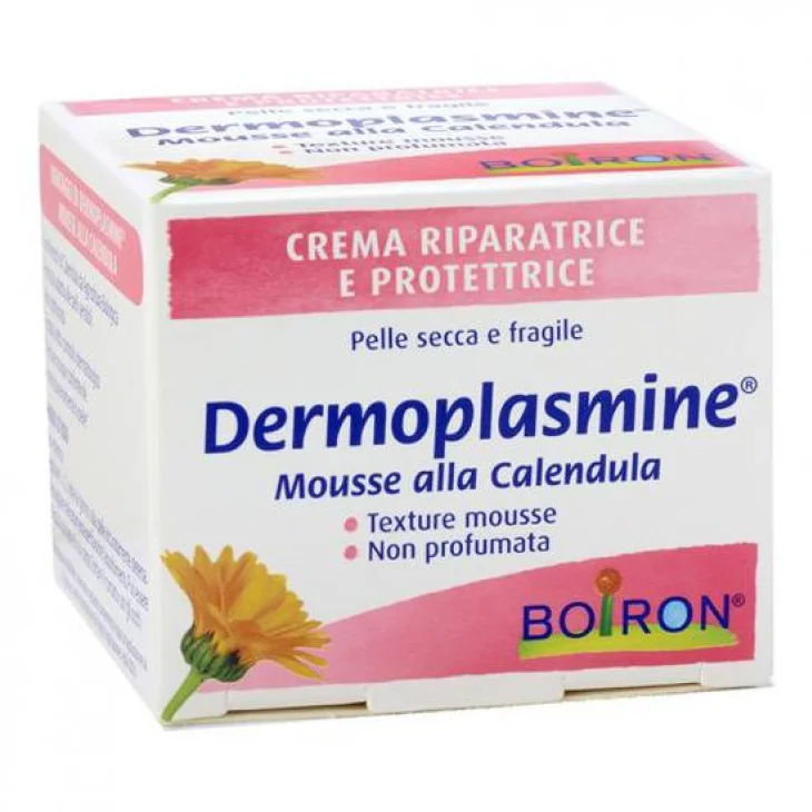 Boiron Dermoplasmine Mousse alla Calendula Pelle Secca 20 g