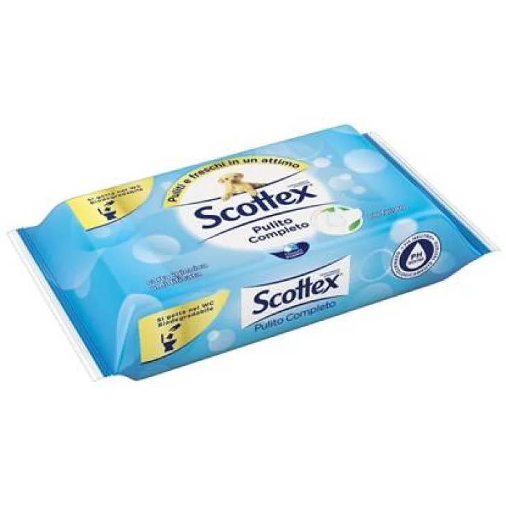 Scottex Carta Igienica Umidificata Pulito Completo 42 pezzi