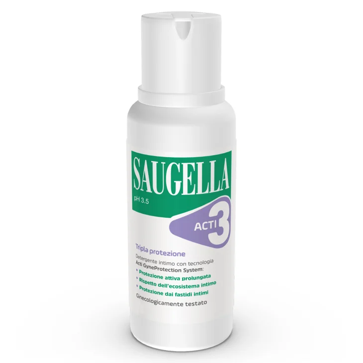 Saugella Acti3 Tripla Protezione Detergente intimo 500 ml
