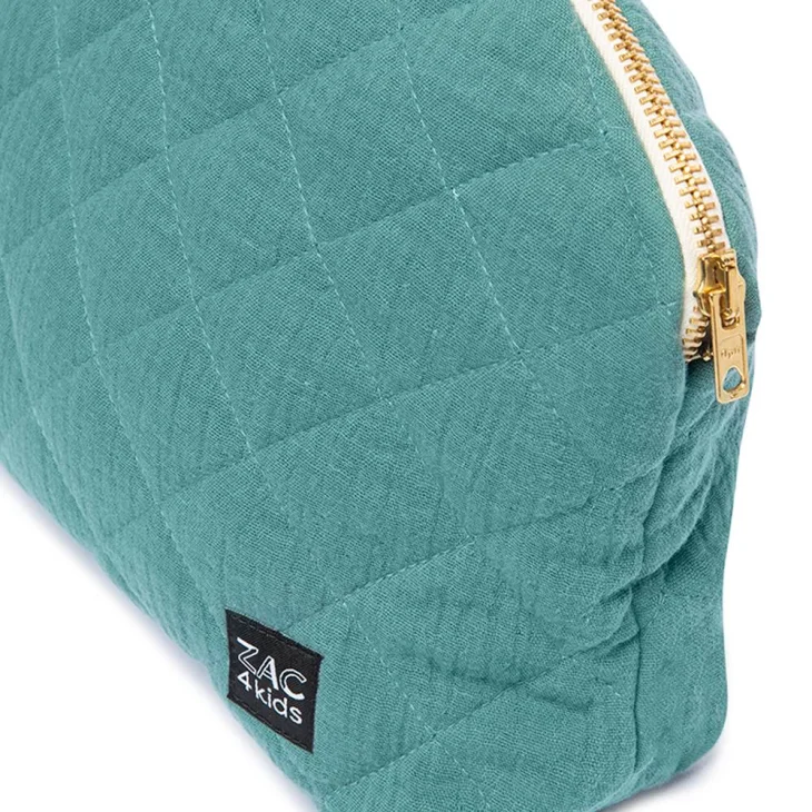 Zac4Kids Beauty Case Matelassè Verde Eucalipto
