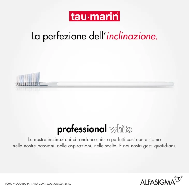 Tau-Marin Spazzolino Professional White Con Antibatterico