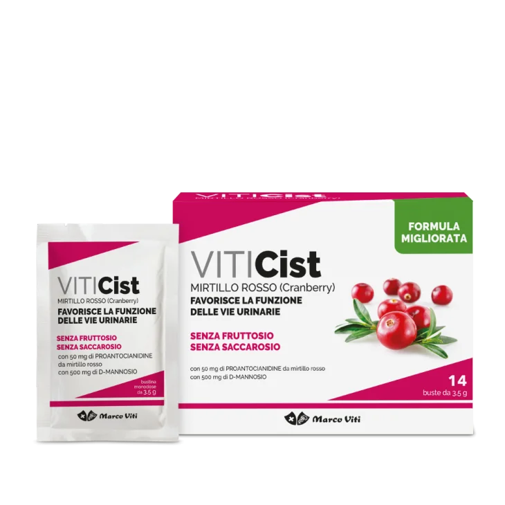 Marco Viti Viticist Mirtillo Integratore Vie Urinarie 14 Bustine