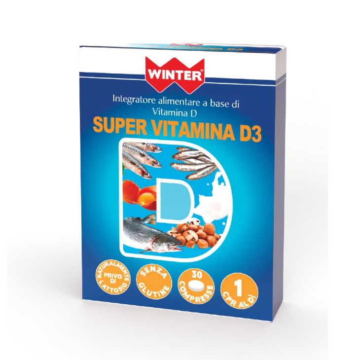 Winter Super Vitamina D3 Integratore Ossa 30 Compresse