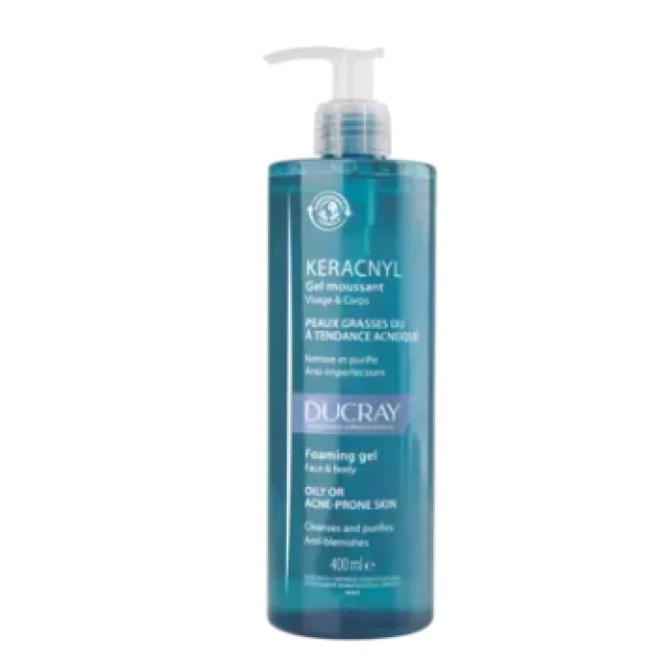 Ducray Keracnyl Gel Detergente Pelle con Acne 200 ml