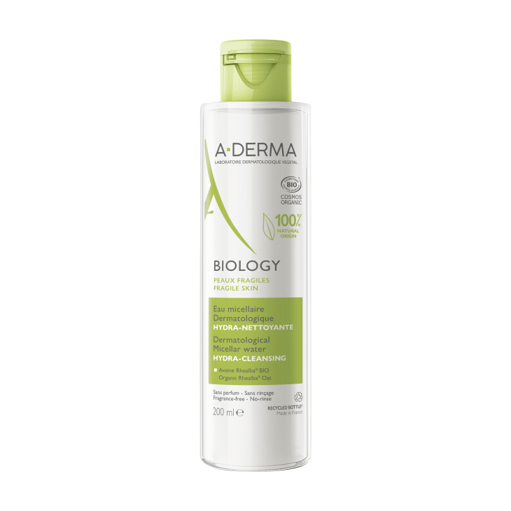 A-Derma Biology Acqua Micellare Dermatologica Idra-Detergente 200 ml