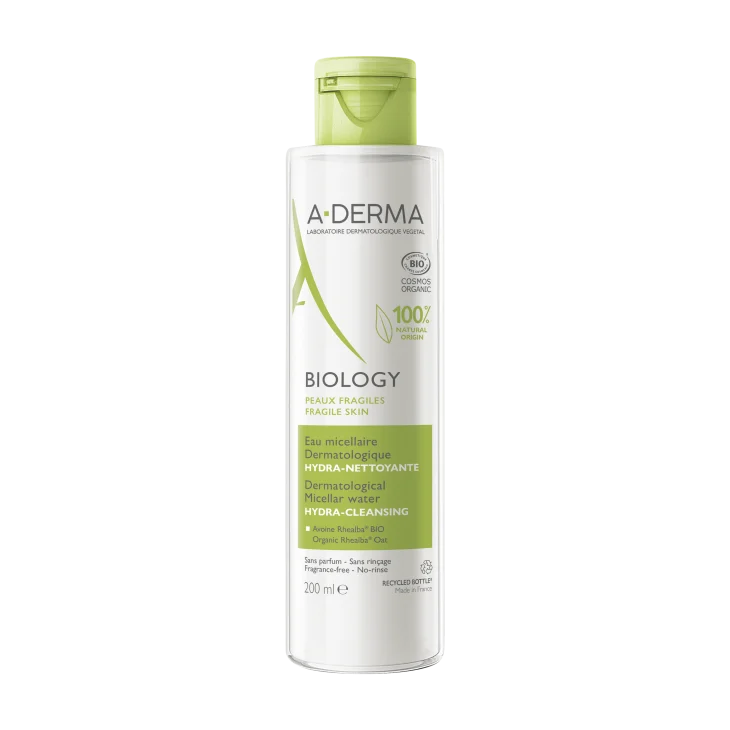A-Derma Biology Acqua Micellare Dermatologica Idra-Detergente 200 ml