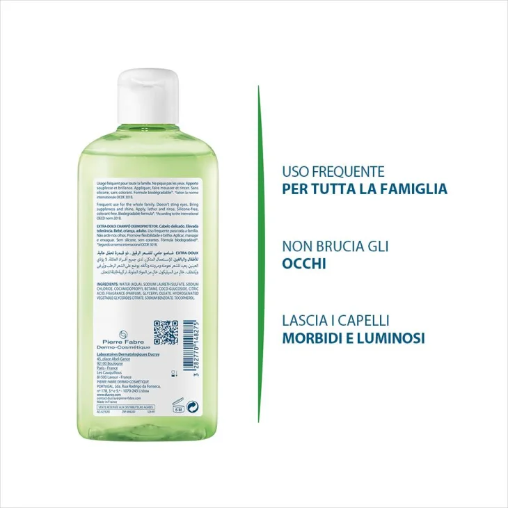 Ducray Extra Delicato Shampoo Dermoprotettivo 400 ml