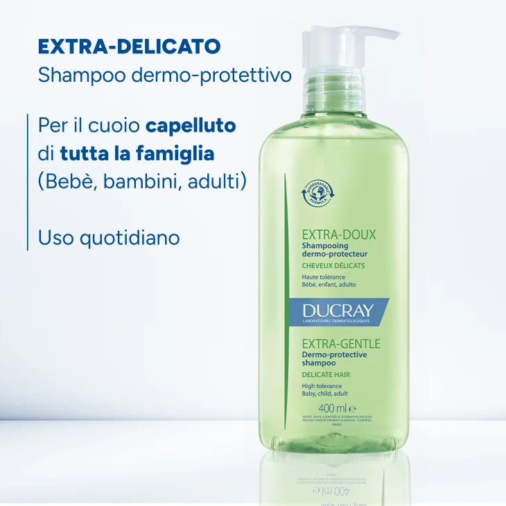 Ducray Extra Delicato Shampoo Dermoprotettivo 400 ml