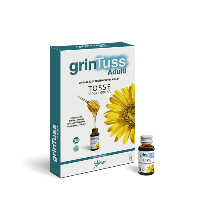 Aboca Grintuss Adulti Sciroppo Tosse 12 Flaconcini