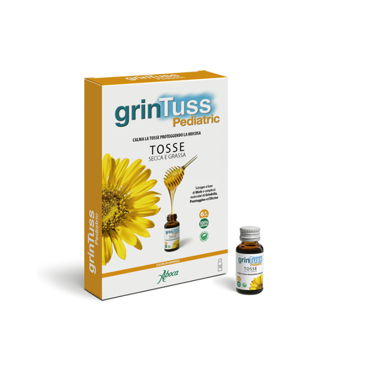 Aboca Grintuss Pediatric Sciroppo Tosse 12 Flaconcini