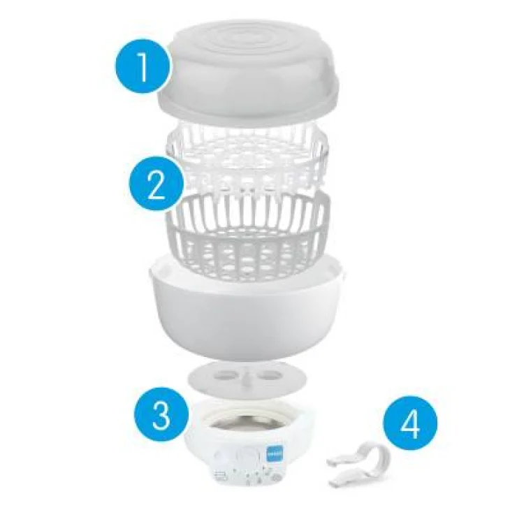 Mam Sterilizzatore per Biberon Elettrico e Scaldabiberon Express