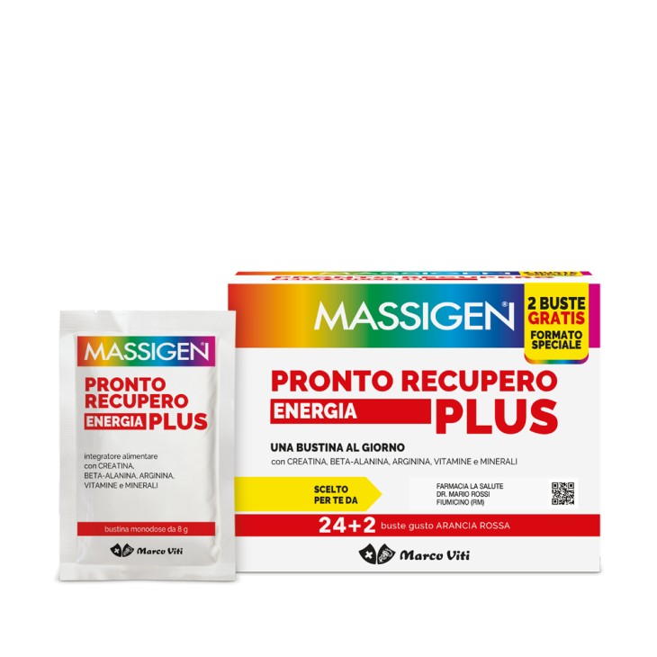 Massigen Pronto Recupero Energia Plus 24 + 2 bustine