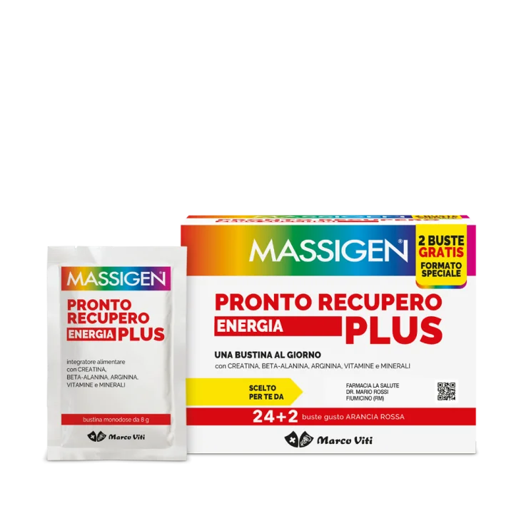 Massigen Pronto Recupero Energia Plus 24 + 2 bustine