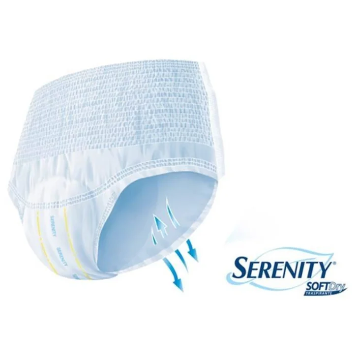 Serenity Soft Dry Pants Be Free L Super 12 pezzi
