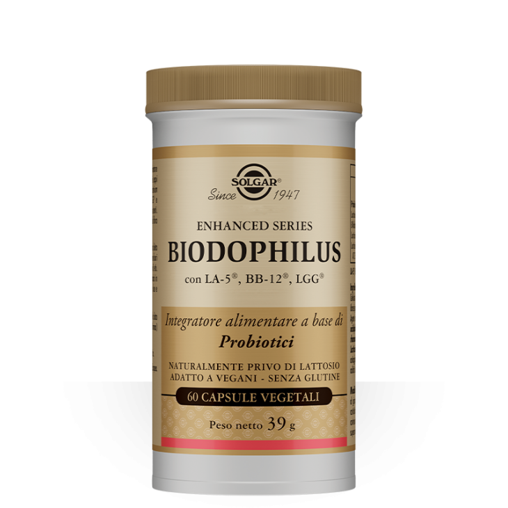 Solgar Biodophilus Integratore per Flora Intestinale 60 Capsule
