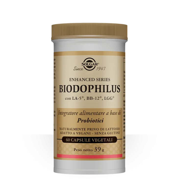 Solgar Biodophilus Integratore per Flora Intestinale 60 Capsule