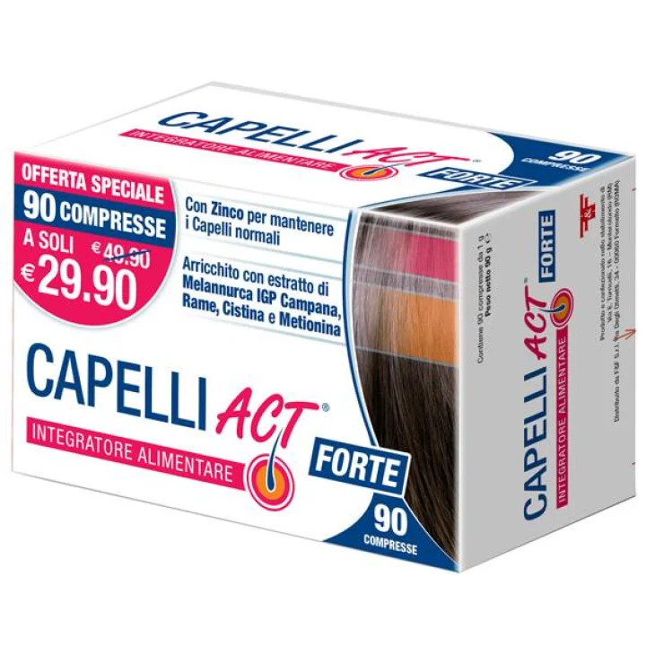 Capelli Act Forte Integratore Mantenimento Capelli 90 Compresse