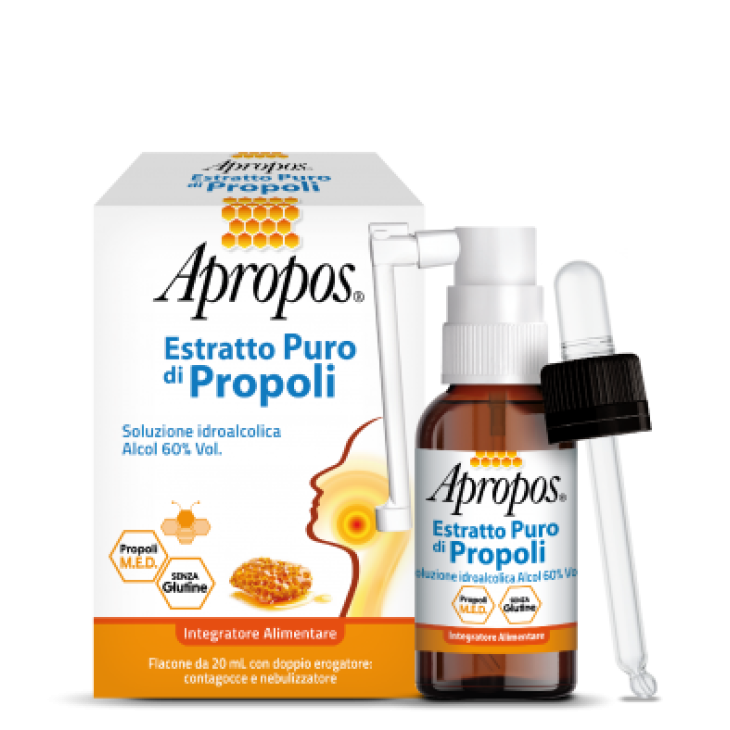 Apropos Estratto Puro Di Propoli Spray+Contagocce 20 ml