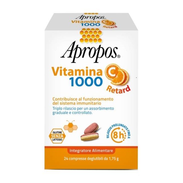 Apropos Vitamina C 1000 Retard Integratore 24 compresse