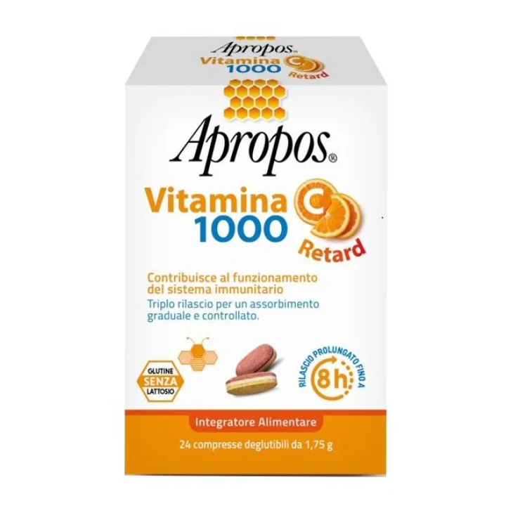 Apropos Vitamina C 1000 Retard Integratore 24 compresse