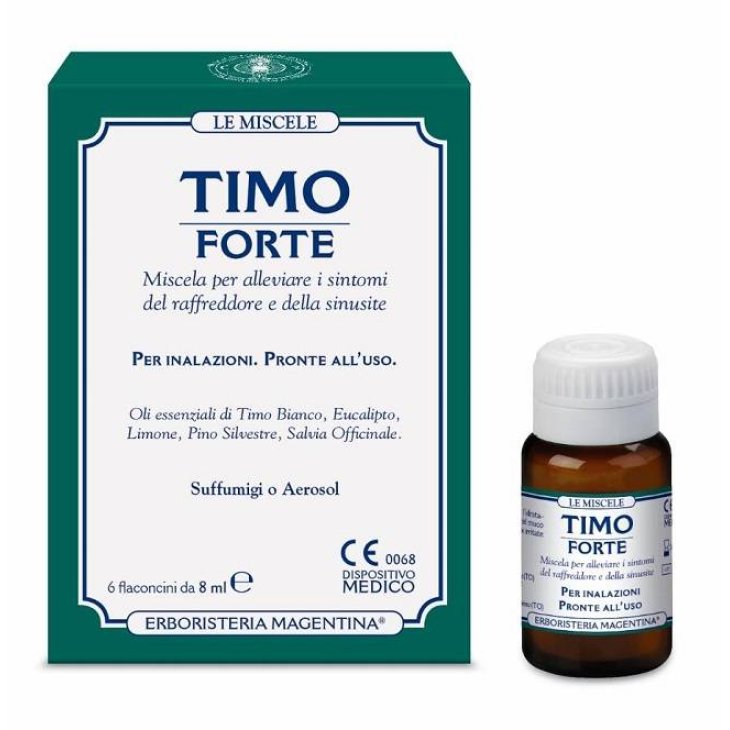 Erboristeria Magentina Timo Forte Miscela 6 Flaconi da 8 ml