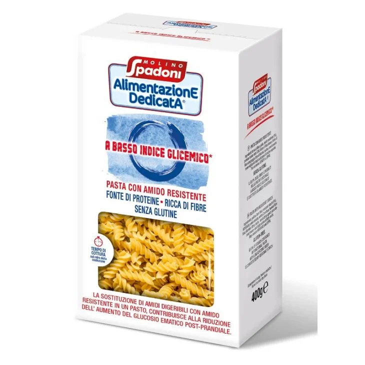 Molino Spadoni Fusilli Pasta a basso indice glicemico e senza glutine 400 g