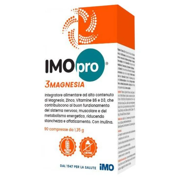 Imopro 3 Magnesia Integratore 90 Compresse