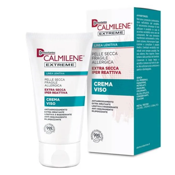 Dermovitamina Calmilene Extreme Crema Viso Arrossamenti Cutanei 50 ml