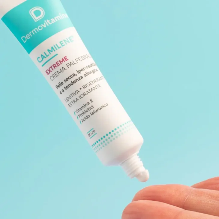 Dermovitamina Calmilene Extreme Crema Palpebrale per Pelle Extra Secca Iper Reattiva 15ml