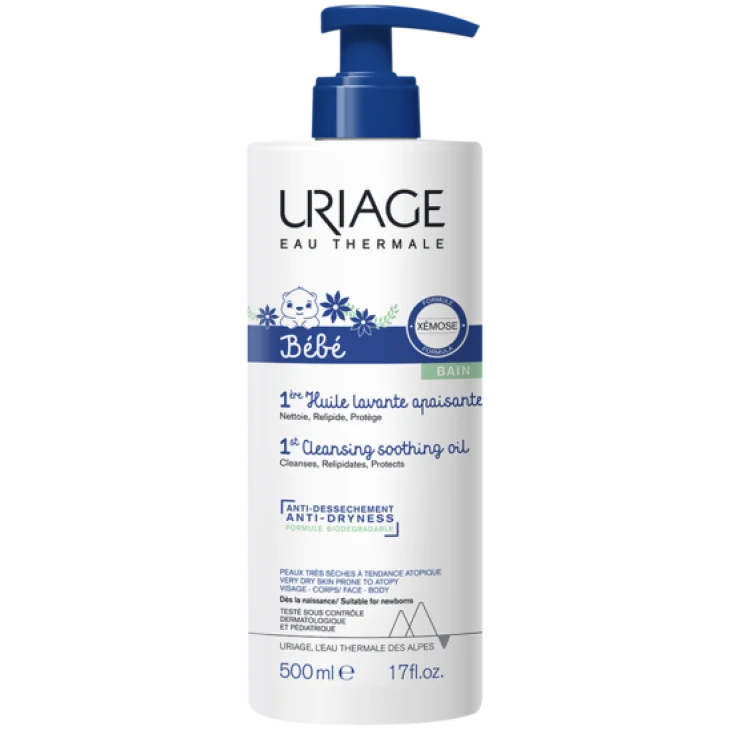 Uriage Bebe Olio Detergente Lenitivo 500 ml