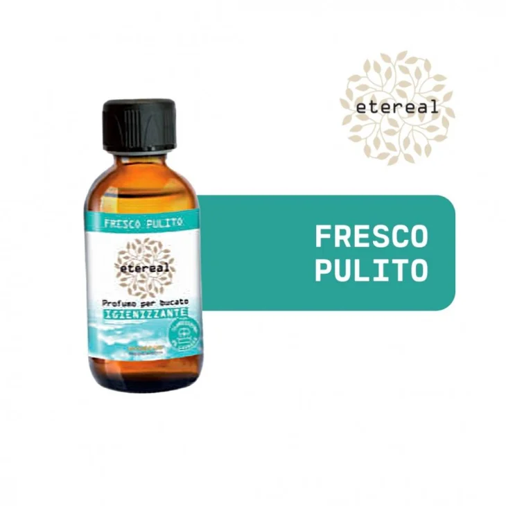 Etereal Profumo Per Bucato Igienizzante Fresco Pulito 200 Ml