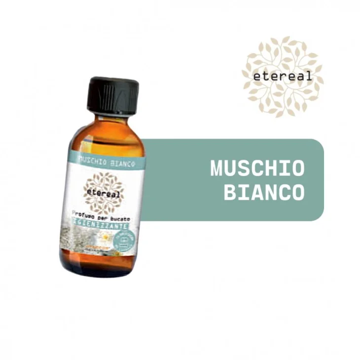 Etereal Profumo per Bucato Igienizzante Muschio Bianco 200 ml