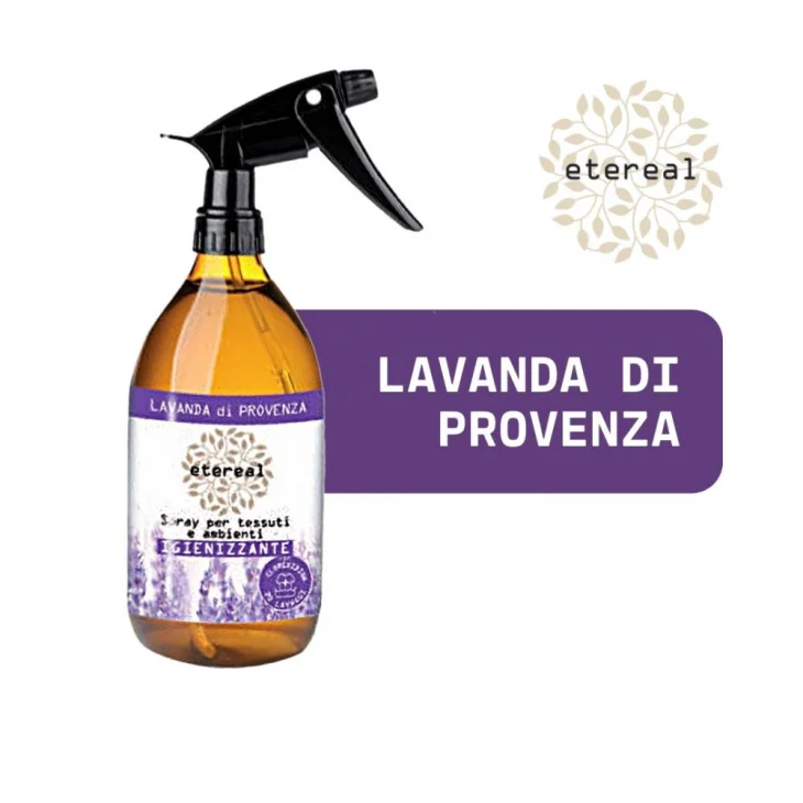 Etereal Spray Per Tessuti E Ambienti Igienizzante Lavanda Di Provenza 250 ml