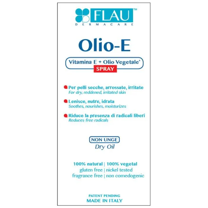 Dermacare Flau Olio-E Spray lenitivo per cute secca 100 ml