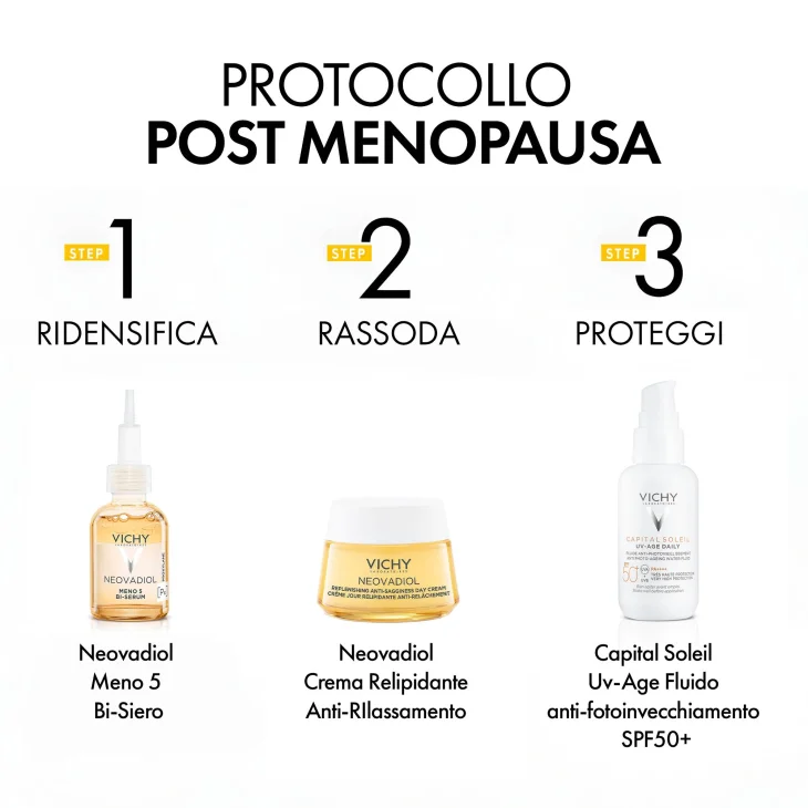 Vichy Neovadiol Post-Menopausa Crema Giorno Relipidante Anti-Rilassamento 50 ml