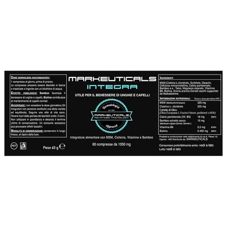 Markeuticals Integra Ricrescita Capelli ed Unghie 60 compresse